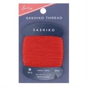 Sashiko 20/4 Cotton Embroidery Thread, 40m, 213 Red
